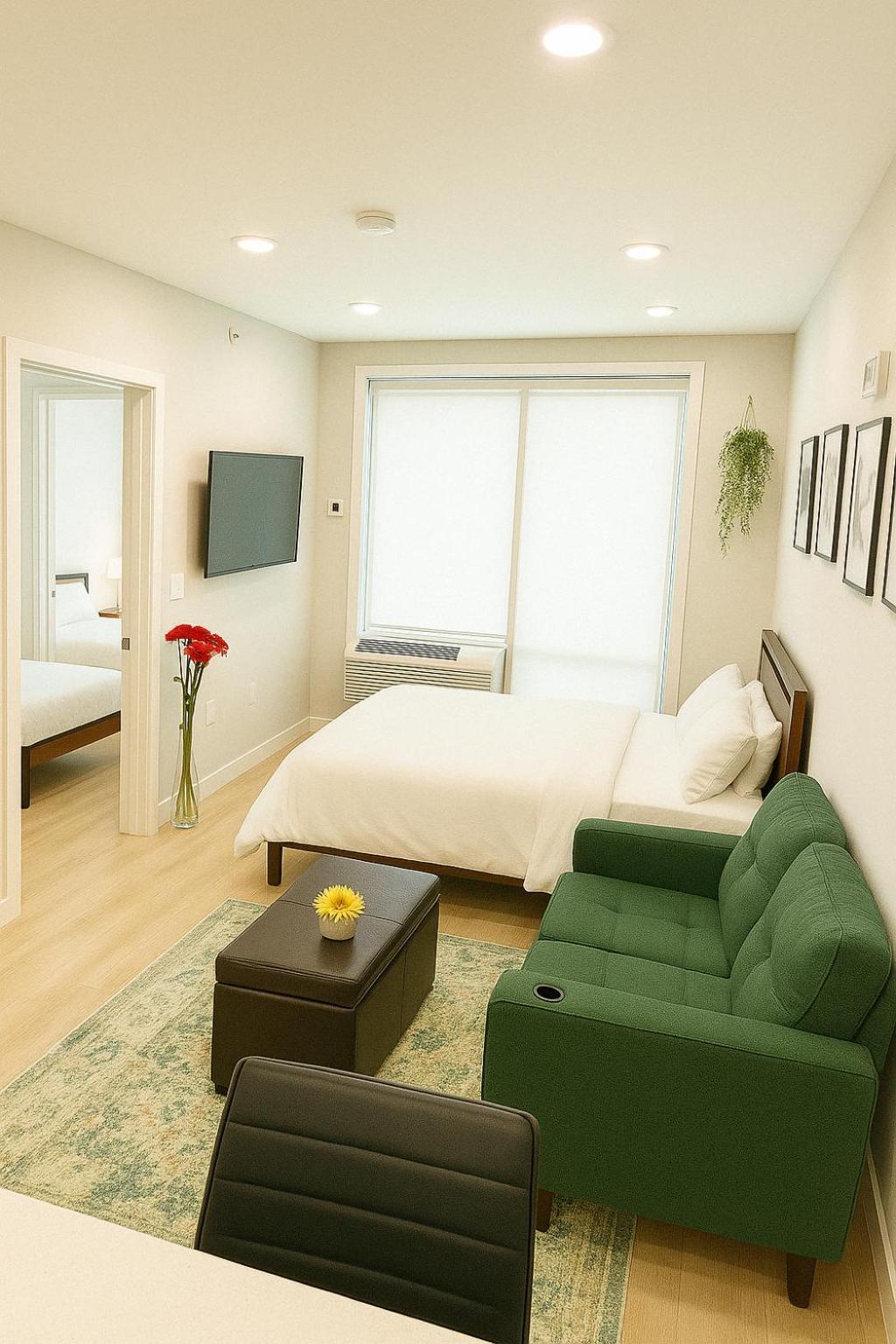 Luxury Stay For Nyc Visit Jersey City 7 Min Walk Nyc Train Station Bagian luar foto